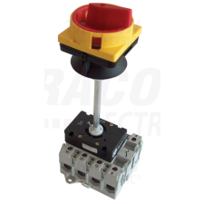 TRACON Biztonsági lakatolható szakaszoló kapcsoló ajtókupplunggal400V, 50Hz, 100A, 4P, 30kW, 88×88mm villanyszerelés