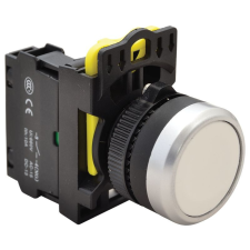 Tracon Budapest Kft. Egyszerű nyomókapcsoló, fehér 1×NO, 5A IP65 NYK3-W Tracon villanyszerelés