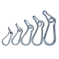 Tracon Budapest Kft. Karabiner, rugós, acél d=4,5mm, 300N RKARA4 Tracon villanyszerelés