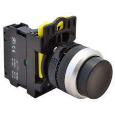 Tracon Budapest Kft. Kiálló nyomógomb, fekete 1×NO, 5A IP65 NYG3-HBK Tracon villanyszerelés