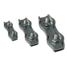 Tracon Budapest Kft. Sodronyszorító bilincs, dupla M6 BSZ2-6 TRACON villanyszerelés