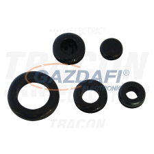 TRACON BV1410 Kábelbevezető, nyitott, gumi B=13,9mm, C=10,5mm barkácsolás, csiszolás, rögzítés
