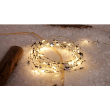 TRACON CHRM30WW LED karácsonyi lánc,csillag,elemes Timer 6+18h,30LED, 3000K, 3xAA karácsonyfa izzósor