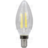 TRACON COG LED gyertya fényforrás, átlátszó230 VAC, E14, 4W, 470 lm, C35, 4000K, EEI=E