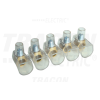 TRACON Csavaros csatlakozó, átlátszó házzal, 5 tagú, 1 csavar5×6mm2, 450VAC