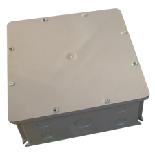 TRACON DN250X250 Szerelődoboz műanyag, falon kívüli, szürke 250×250mm, IP44 villanyszerelés