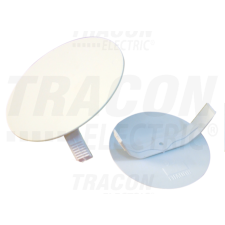 TRACON Dobozfedél rugós, fehérD=89mm villanyszerelés