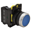 TRACON Egyszerű nyomókapcsoló, kék1×NO, 5A/230V AC-15, IP65