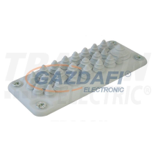 TRACON EKBV-04 Elosztószekrény kábelbevezető, gumi, 25db kábelhez 222x92mm villanyszerelés