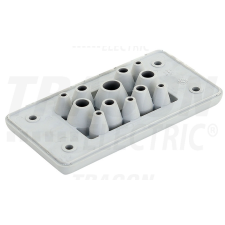 TRACON EKBV-10 Elosztószekrény kábelbevezető, gumi, 12db kábelhez 107×56×19mm, IP65 villanyszerelés