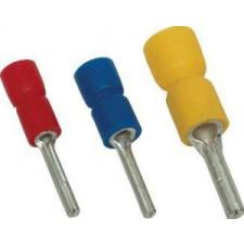 Tracon Electric Szigetelt csapos saru, ónozott elektrolitréz, sárga - 6mm2, (l1=13mm, d1=3,5mm), PVC SCS - Tracon villanyszerelés