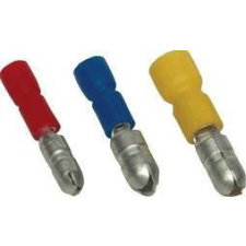 Tracon Electric Szigetelt hengeres csatlakozó dugó, elektrolitréz, kék - 2,5mm2, (d1=2,2mm, d2=5mm), PVC KH4 - Tracon villanyszerelés