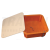 Tracon Electric Tracon GD100 négyzet alakú süllyesztett gipszkartonfalhoz kötődoboz 100x100x45 fedéllel