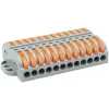 Tracon Electric Tracon OVOFT1212 csavar nélküli vezeték összekötő 24 x 0,5-4mm2 -es tömör és sodrott vezetékhez, oldható, 32A 400V - 14,5x75,3x39,3mm