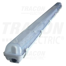 Tracon Electric Tracon TLFV-136M, 1x36W, por- és páramentes kültéri lámpatest, magnetikus előtéttel, IP65-ös védelemmel, IK08, T8, hagyományos fénycsőhőz, IK06, 230V, 50Hz, T8, G13, 1×36 W, IP65, ABS/PC, B2, EEI=A kültéri világítás