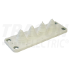 TRACON Elosztószekrény kábelbevezető, gumi, 4db kábelhez134x48mm; IP54