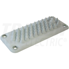 TRACON Elosztószekrény kábelbevezető, gumi, 51db kábelhez222x92mm; IP55 villanyszerelés