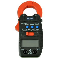 TRACON EM306B Digitális lakat fogó DCV,ACV,DCA 400A, OHM mérőműszer