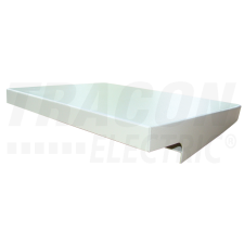 TRACON Esővédő tető maszkos szekrényhez, szürkeH×W×D=65×300×200 villanyszerelés