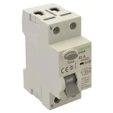 TRACON EVOG2P803 Áram-védőkapcsoló, 2 pólusú 80A, 300mA, 6kA, A villanyszerelés