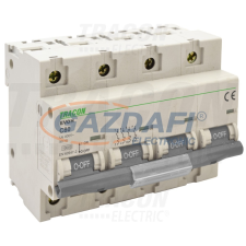 TRACON EVOH480 Kismegszakító, nagyáramú, 4 pólus, C karakterisztika 80A, 4P,10kA villanyszerelés