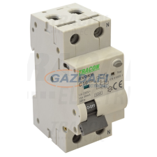 TRACON EVOKM2B1603 Kombinált védőkapcsoló, 2P, 2modul, B karakterisztika 16A, 30 mA, 6kA, AC villanyszerelés