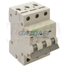 TRACON EVOZ3C32 Kismegszakító, 3 pólus, C karakterisztika 32A, C, 3P, 6kA villanyszerelés