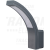 TRACON Fali lámpatest, ívelt forma, antracit 230 VAC, 15 W, 4500K, IP54, 1100lm, EEI=G