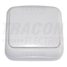 TRACON Falon kívüli váltókapcsoló (tapétakapcsoló)10AX/250VAC, IP20 (106) villanyszerelés