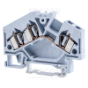 TRACON Fázisvezető ipari sorozatkapocs, rugós, sínre, szürke 800V 32A 0.08-4 mm2 3P