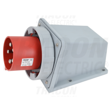 TRACON Felületre szerelhető ipari csatlakozó dugó125A, 400V, 3P+N+E, 6h, IP67 villanyszerelés