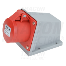 TRACON Felületre szerelhető ipari csatlakozóaljzat 16A, 400V, 3P+E, 6h, IP44 villanyszerelés