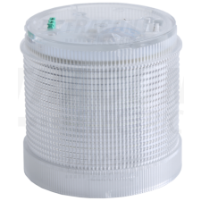 TRACON Fényjelző oszlop, fehér fényűhenger, hangjelzéses aljzathoz230V AC, IP65 villanyszerelés