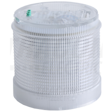 TRACON Fényjelző oszlop, fehér fényűhenger, hangjelzéses aljzathoz 24V AC/DC, IP65 villanyszerelés