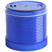 TRACON Fényjelző oszlop, kék fényű henger, hangjelzéses aljzathoz24V AC/DC, IP65 villanyszerelés