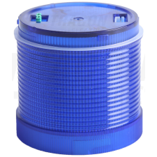 TRACON Fényjelző oszlop, kék fényű henger, hangjelzéses aljzathoz 230V AC, IP65 villanyszerelés