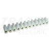 TRACON Flexibilis sorozatkapocs, U profil, 12 tag, natúr2,5mm2, 450VAC, 16A, PE