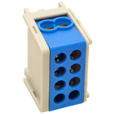 TRACON Főáramköri leágazó kapocs, sínre szerelhető, kék 1×35+1×25mm2 villanyszerelés