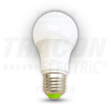 TRACON Gömb burájú LED fényforrás 230 V, 50 Hz, 5 W, 4000 K, E27, 400 lm, 250°, A55, EEI=A+ izzó