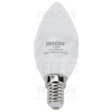 TRACON Gömb burájú LED fényforrás SAMSUNG chippel E14, 5W, 4000K izzó