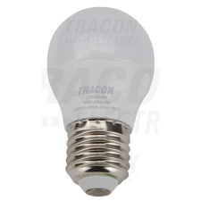 TRACON Gömb burájú LED fényforrás SAMSUNG chippel E27, 5W, 4000K izzó
