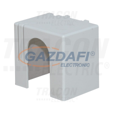 TRACON GOU-LTL1-1 Érintésvéd.burkolat alsó/felső kábelbevezetéshez, LTL1-1-hez villanyszerelés