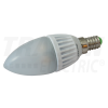 TRACON Gyertya búrájú LED fényforrás, tejüveg230VAC, 5 W, 2700 K, E14, 380 lm, 180°, EEI=G