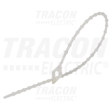 TRACON Gyöngyös nyitható kábelkötegelő 150×1,7mm, natúr villanyszerelés