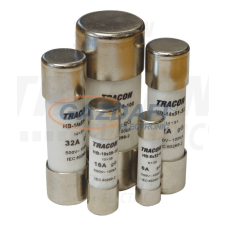TRACON HB-10X38-4 Hengeres biztosító gG 4A,500V,100kA,10x38 villanyszerelés
