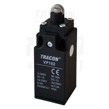 TRACON Helyzetkapcsoló, görgős1×NO+1×NC, 6A/230V AC, IP65 villanyszerelés