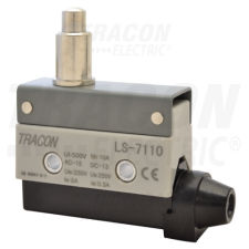 TRACON Helyzetkapcsoló, kúpos, ütközős1×CO, 2A/230V AC, 22mm, IP40 villanyszerelés