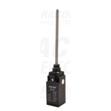 TRACON Helyzetkapcsoló, rugószáras (acél)1×NO+1×NC, 6A/230V AC, IP65 villanyszerelés