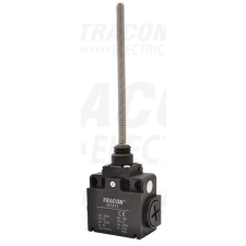 TRACON Helyzetkapcsoló, rugószáras (műanyag+acél) 1×NO+1×NC, 6A/230V AC, IP65 villanyszerelés