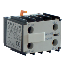 TRACON Homlokoldali segédérintkező TR1K segédkontaktorokhoz 230V, 50Hz, 2A, 2×NC+2×NO villanyszerelés